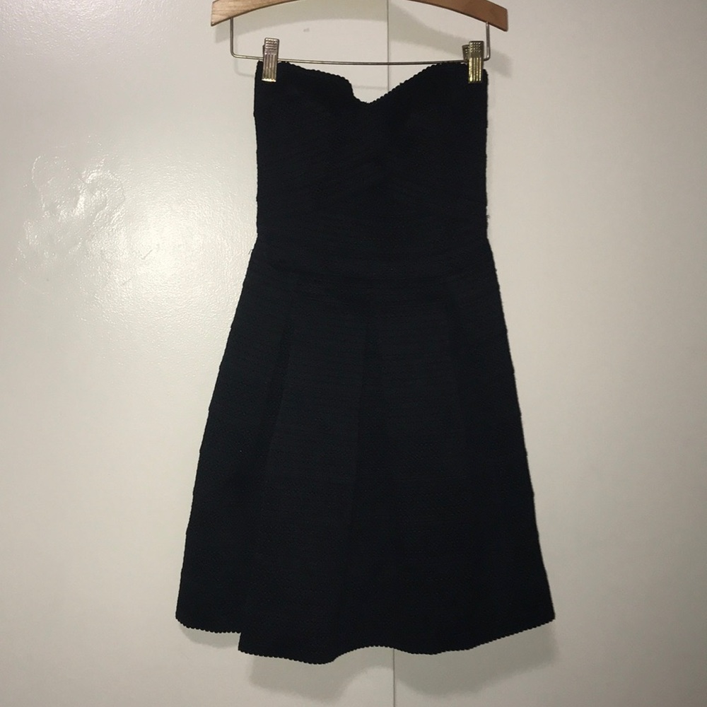 Strapless Black Express Dress